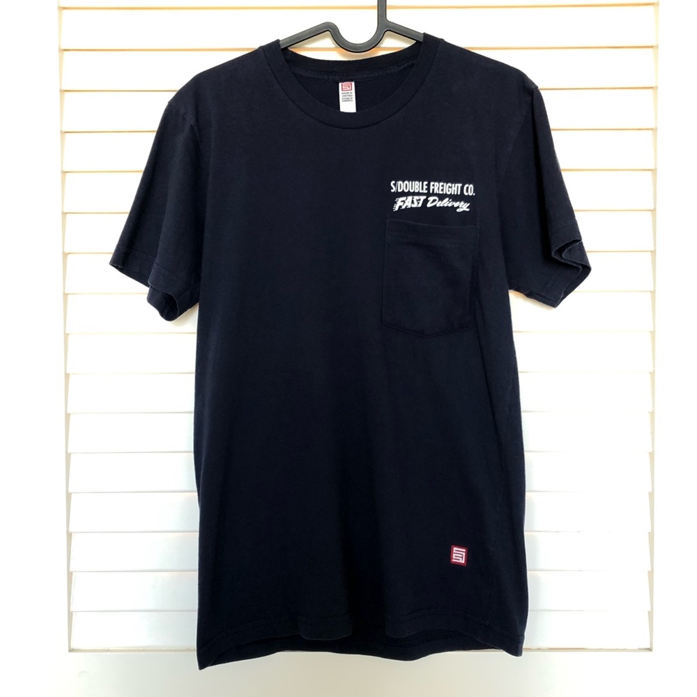 Stussy S/Double Navy Blue T-Shirt